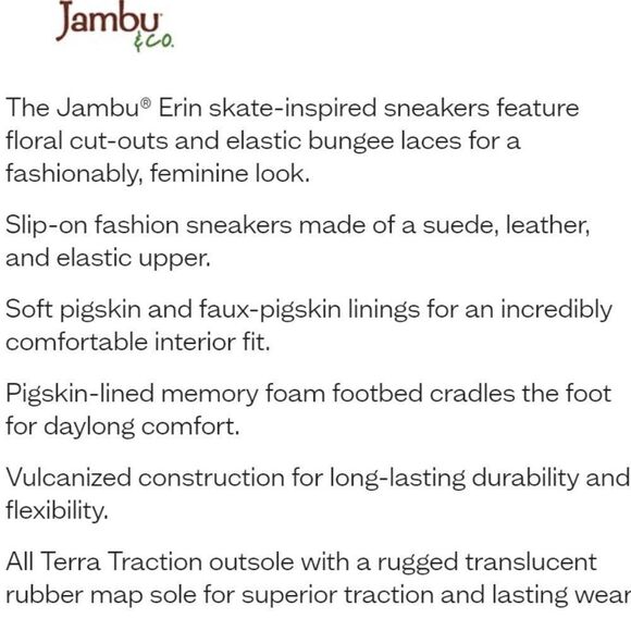 Jambu Erin Memory Foam Slip On Sneakers Size 9 - Picture 8 of 9